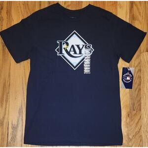 Tampa Bay Rays MLB Majestic genuine Merchandise Youth Shirt XL 18/20 NEW W/ TAG